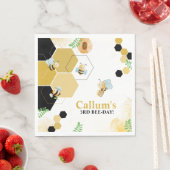 Geburtstag der Biene Serviette (Beispiel)