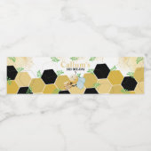 Geburtstag der Biene Wasserflaschenetikett (Einzelnes Label)