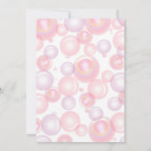 Geburtstag der Blase Einladung (Rückseite)