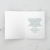 GEBURTSTAG DER DAUGHTER - BLAUER EISEN - GREETING KARTE (Innenseite)