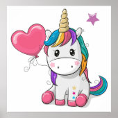 Geburtstag der Einhorn Poster (Vorne)