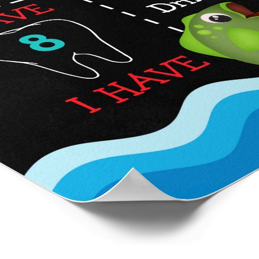 Geburtstag der Fischerei Poster (Ecke)