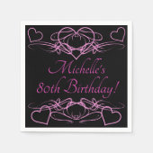 Geburtstag der Frau Serviette (Vorderseite)