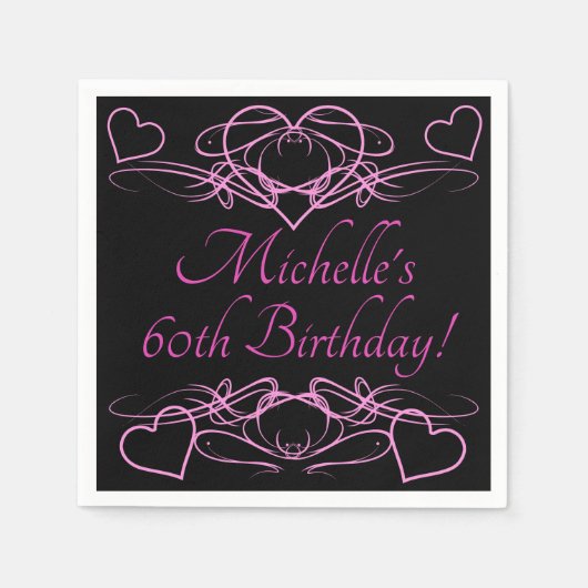 Geburtstag der Frau Serviette (Vorderseite)