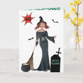 Geburtstag der Frauen 🧙. Witze bitte ♀️ Karte (Gelbe Blume)