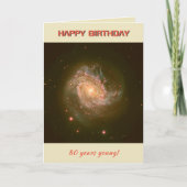 Geburtstag der Galaxie im benutzerdefinierten Zeit Karte (Vorderseite)