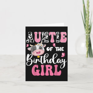 Geburtstag der Geburtstagskuh der Girl Farm Kuh Karte