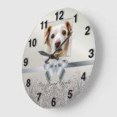 Geburtstag der Haustiere Große Wanduhr (Winkel)