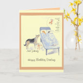 Geburtstag der Karte (Gelbe Blume)