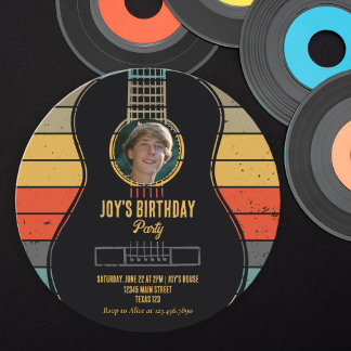 Geburtstag der klassischen Gitarre Einladung