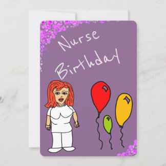 Geburtstag der Krankenschwester Einladung