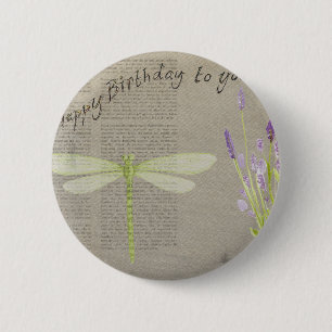 Geburtstag der Libellen Button