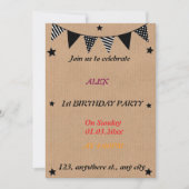 Geburtstag der Libellen Einladung (Vorderseite)