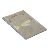 Geburtstag der Libellen Notizblock (Rechte Seite)