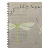 Geburtstag der Libellen Notizblock (Vorderseite)