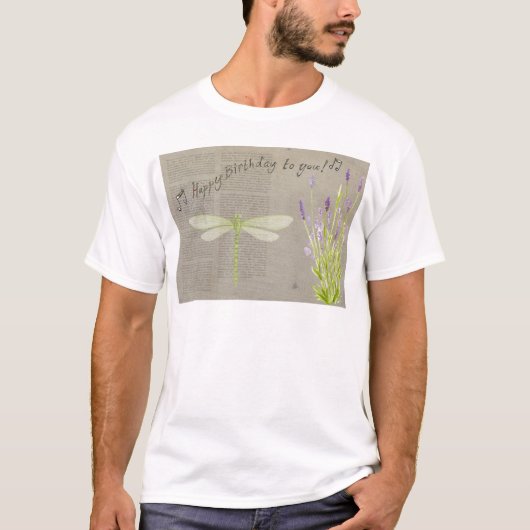 Geburtstag der Libellen T-Shirt (Vorderseite)