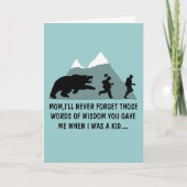 Geburtstag der lustigen Mama Karte (Vorderseite)