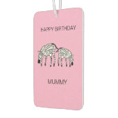 Geburtstag der Mama, Glücklich und Niedlich Kenya  Autolufterfrischer (Links)