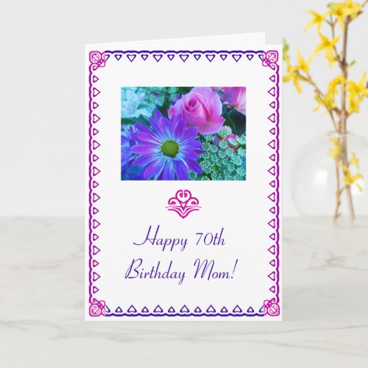 Geburtstag der Mama Karte (Gelbe Blume)