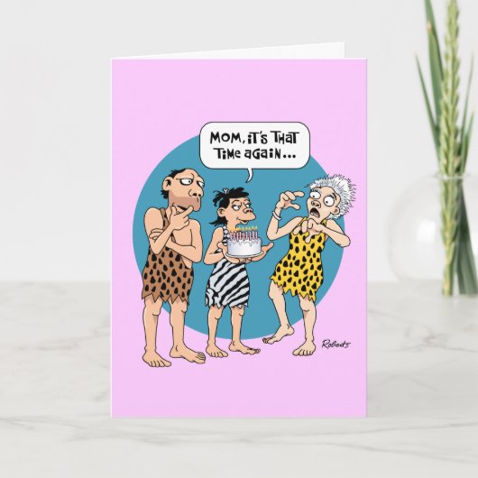 Geburtstag der Mama Karte (Vorderseite)