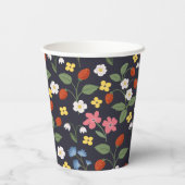 Geburtstag der Marine Strawberry Pappbecher (Rückseite)