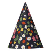 Geburtstag der Marine Strawberry Partyhütchen (Rückseite)