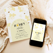 Geburtstag der modernen kleinen Honigbiene Einladung