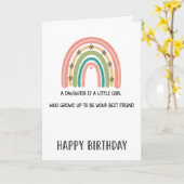 Geburtstag der Mutter, lustige Karte (Gelbe Blume)