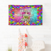 Geburtstag der Personalisierten Dragon Queen Banner (Insitu)