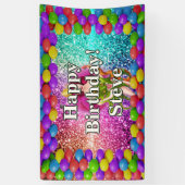 Geburtstag der Personalisierten Dragon Queen Banner (Vertikal)