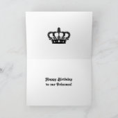 Geburtstag der Prinzessin Karte (Innenseite)