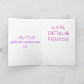 Geburtstag der Prinzessin Karte (Innenseite)