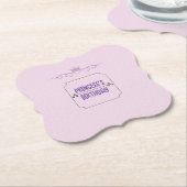 Geburtstag der Prinzessin Untersetzer (angewinkelt)