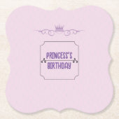 Geburtstag der Prinzessin Untersetzer (Vorderseite)