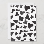 Geburtstag der rosa Scheune von Nutztieren Einladung (Rückseite)