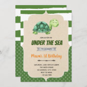 Geburtstag der Schildkröte auf Einladung des Meere (Vorne/Hinten)