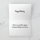 **GEBURTSTAG DER SCHWESTER** KARTE (Innenseite)