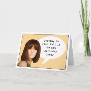 Geburtstag der sozialen Medien Karte