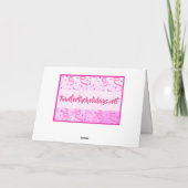 Geburtstag der Tochter | Whimsischer Niedlicher Cu Karte (Rückseite)