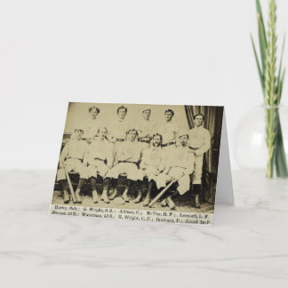 Geburtstag der Vintage- Cincinnati Red Stockings v Karte