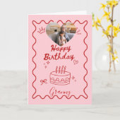 Geburtstag der Whimsikma Karte (Gelbe Blume)