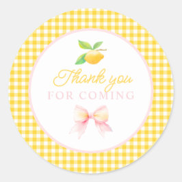 Geburtstag der Zitrone Danke, dass ihr Aufkleber