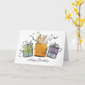 Geburtstag derzeit Geburtstag Karte (Gelbe Blume)