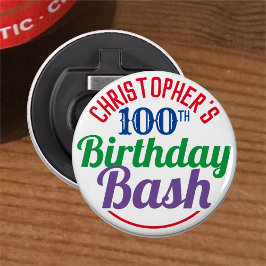 Geburtstag des 100. Lebensjahres Flaschenöffner