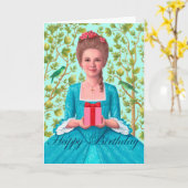 "Geburtstag des 18. Jahrhunderts." Grußkarte Karte (Gelbe Blume)