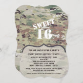 Geburtstag des Bonbon-16 laden Einladung (Vorne/Hinten)