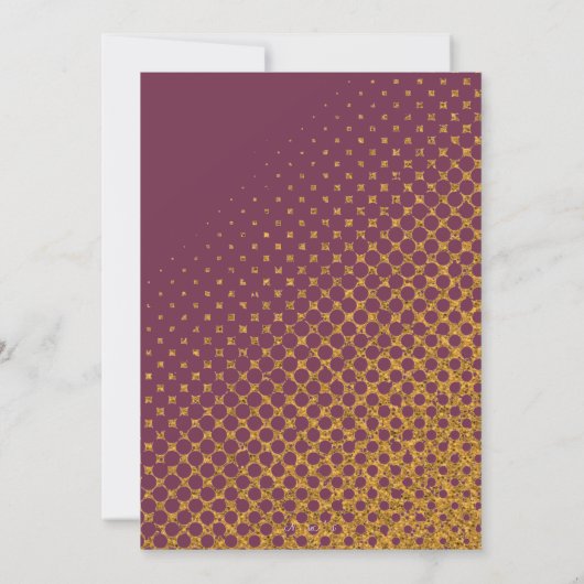 Geburtstag des einladung (Rückseite)