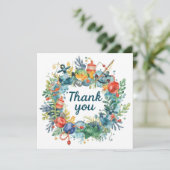 Geburtstag des Fischfangs zum Thema Spaß Dankeskarte (Stehend Vorderseite)