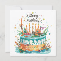 Geburtstag des Fischfangs zum Thema Spaß
