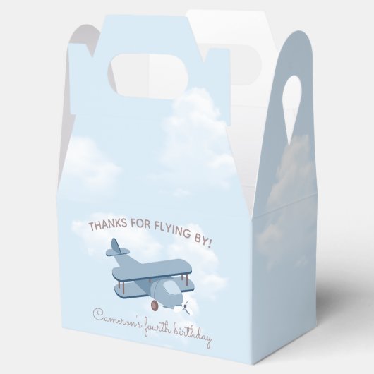 Geburtstag des Flugzeugführers Geschenkschachtel (Geöffnet)